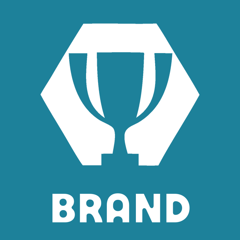 Negative Space Trophy Hexagon Badge preview