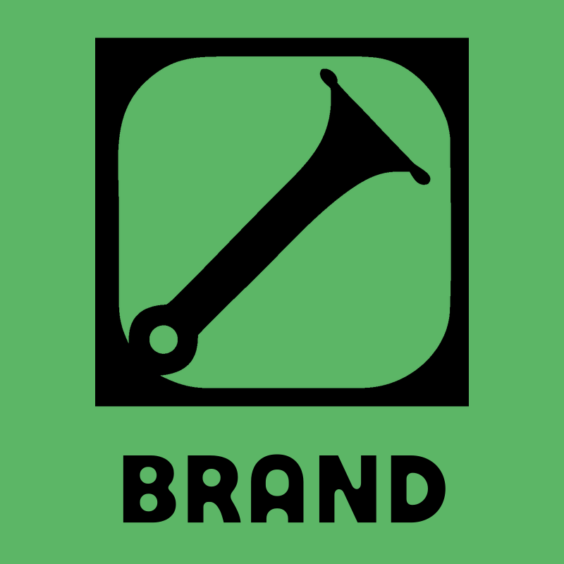 Negative Space Trumpet Bell Icon preview
