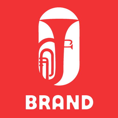 Negative Space Tuba Arch Badge preview