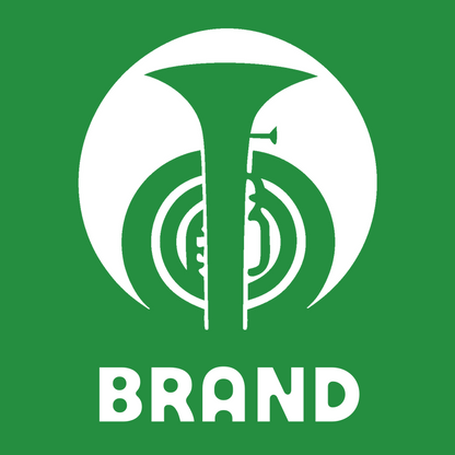 Negative Space Tuba Bell Logo preview