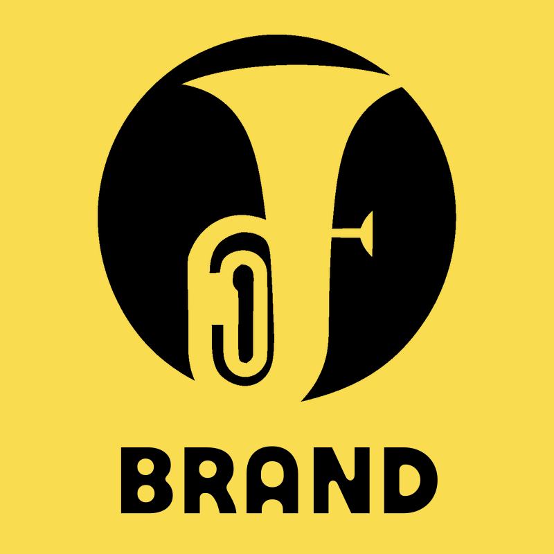 Negative Space Tuba Circle Badge preview