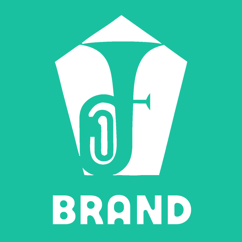 Negative Space Tuba Pentagon Badge preview