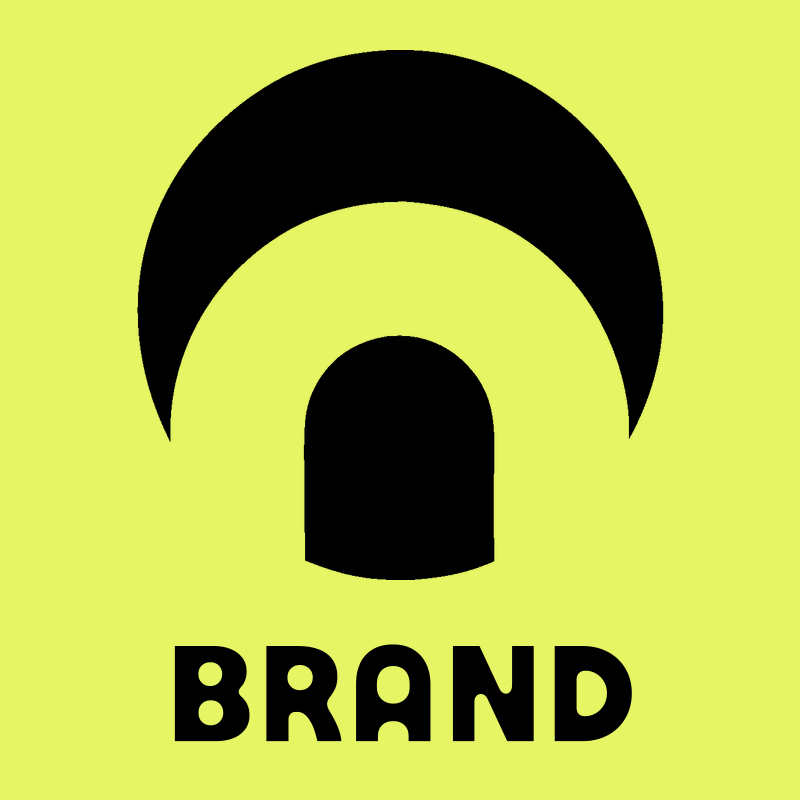 Negative Space Tunnel Arch Badge preview