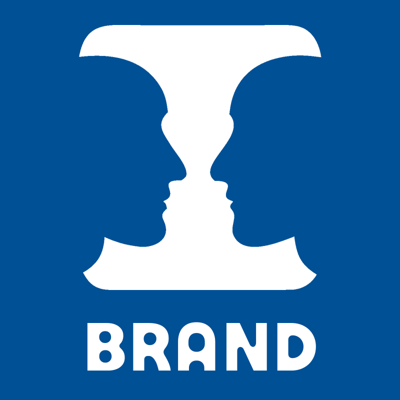Negative Space Vase Faces Logo preview