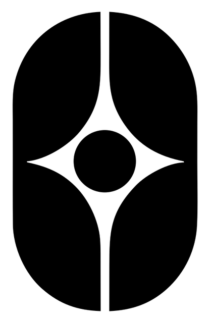 Negative Space Virgo Circle Mark