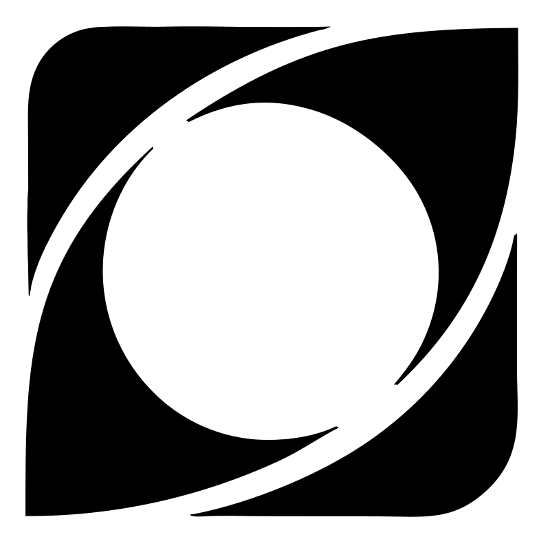Negative Space Vortex Circle Mark