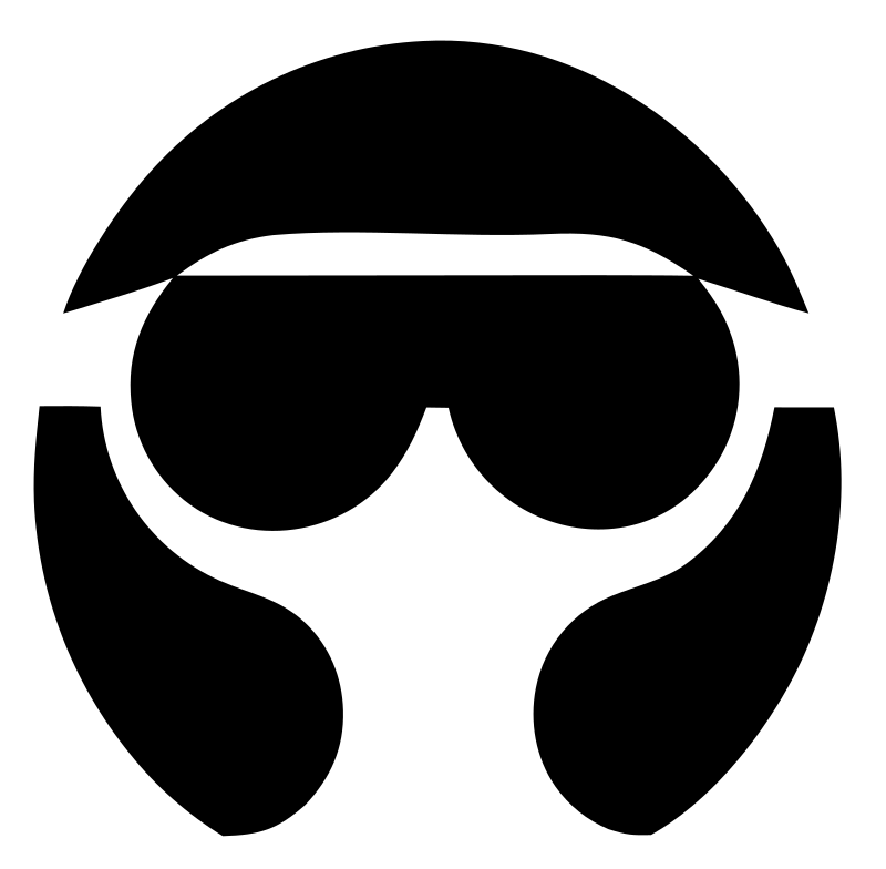 Negative Space VR Mask Emblem