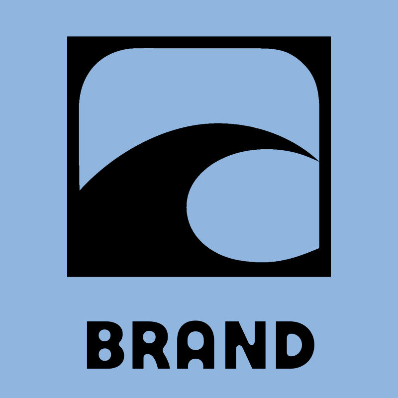 Negative Space Wave Icon preview