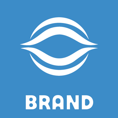Negative Space Wave Lens Logo preview