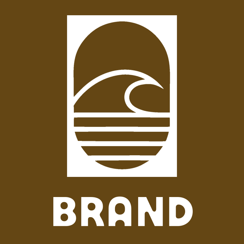 Negative Space Wave Oval Badge preview