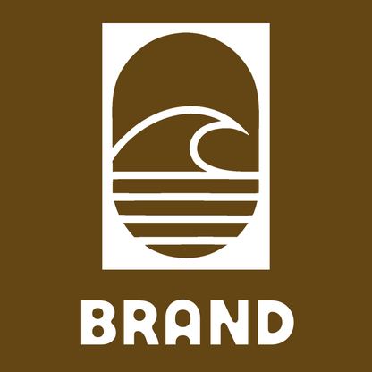 Negative Space Wave Oval Badge preview