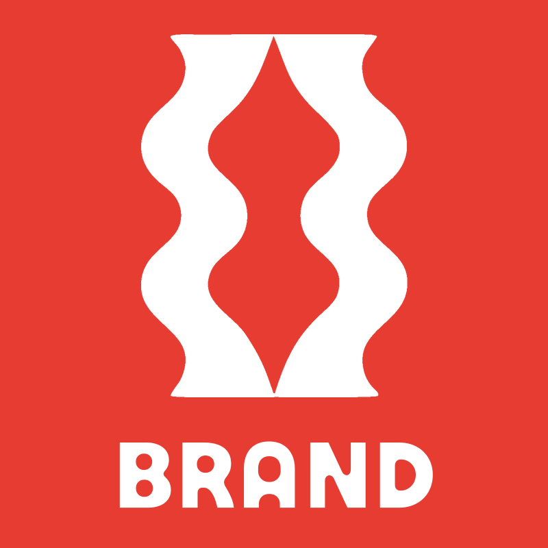 Negative Space Wavy Column Badge preview