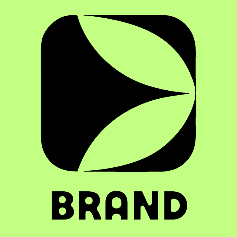 Negative Space Wheat Leaf Icon preview