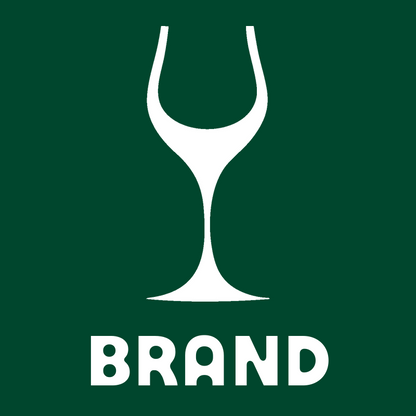 Negative Space Wine Glass Logo preview