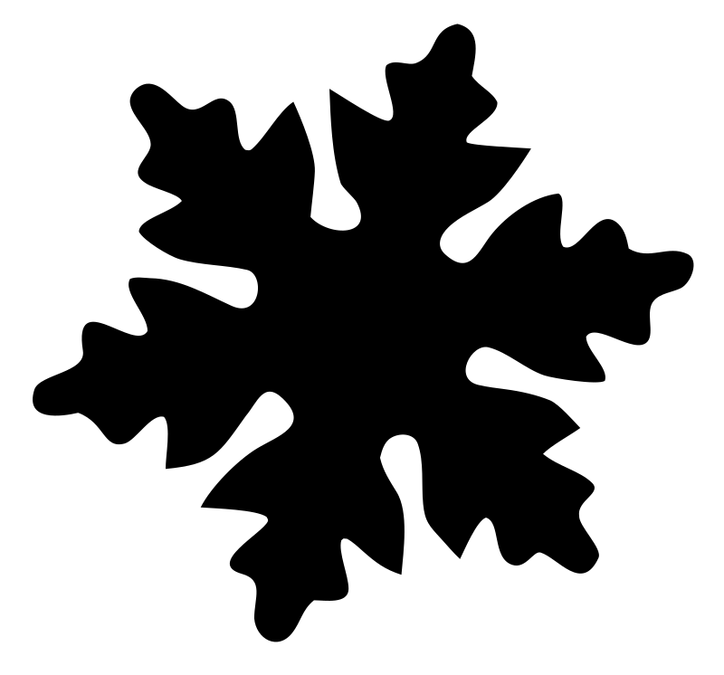 Oak Leaf Snowflake Badge