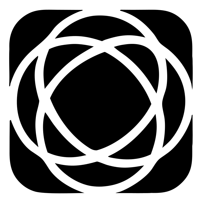 Orbiting Rings Atom Crest