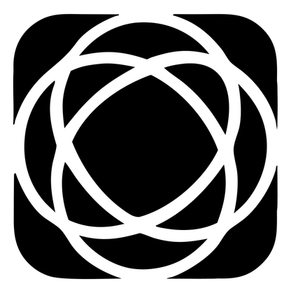 Orbiting Rings Atom Crest