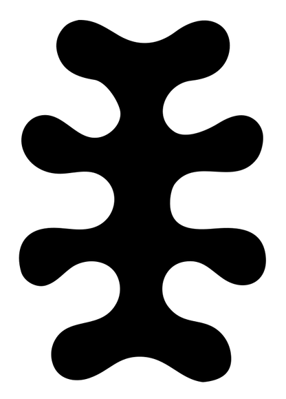 Organic Spine Cross Mark