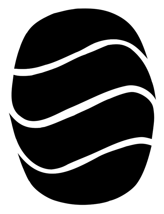 Organic Volleyball Ball Logo