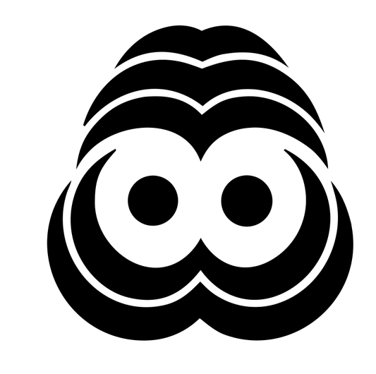Owl Face Monoline Logo