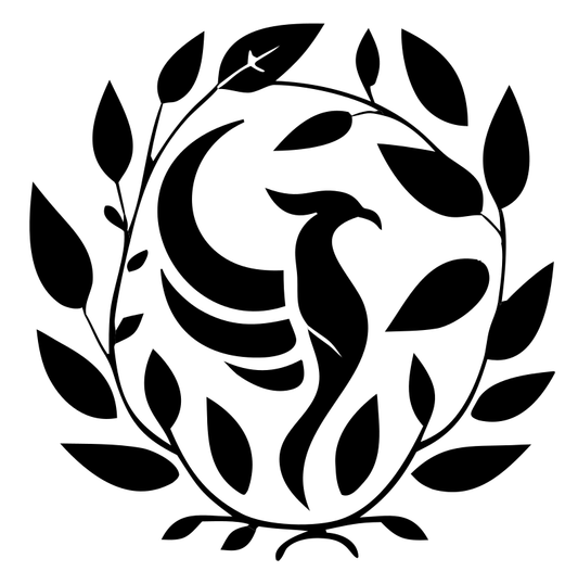 Phoenix Laurel Wreath Emblem
