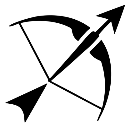 Pictogram Bow Arrow Logo