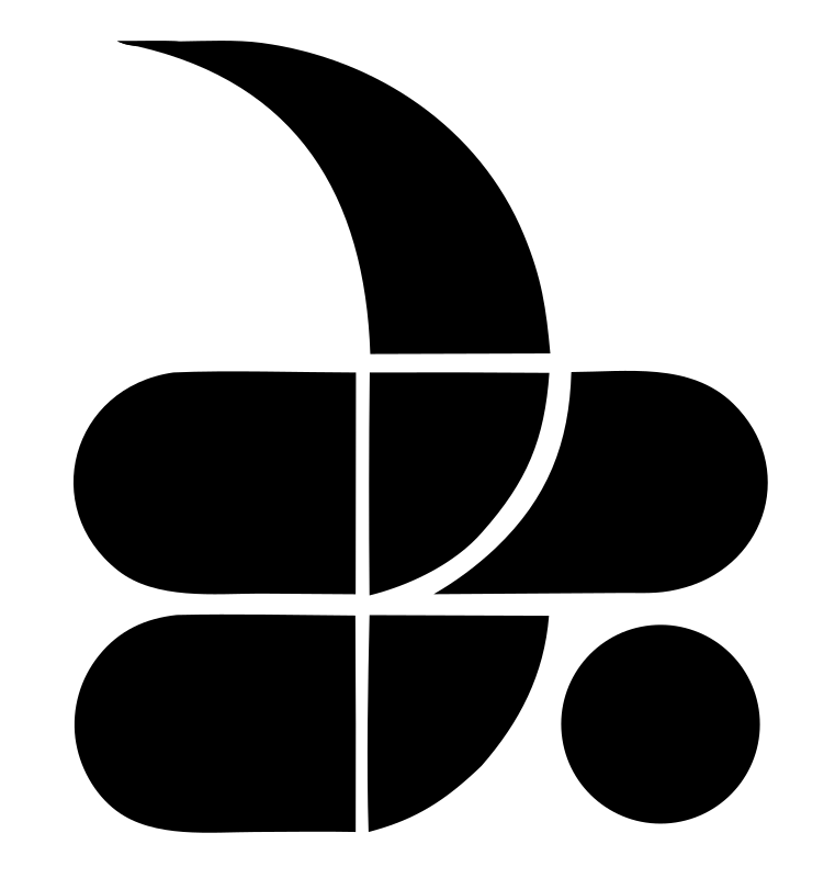 Pictogram Capricorn Crescent Badge