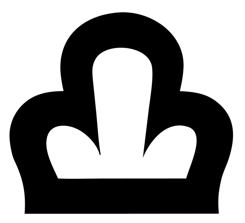 Pictogram Crown Seat Icon