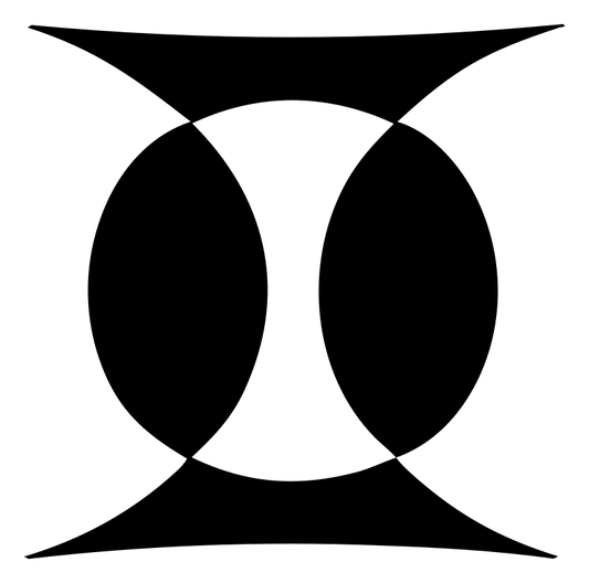 Pictogram Oval Pair Gemini Mark