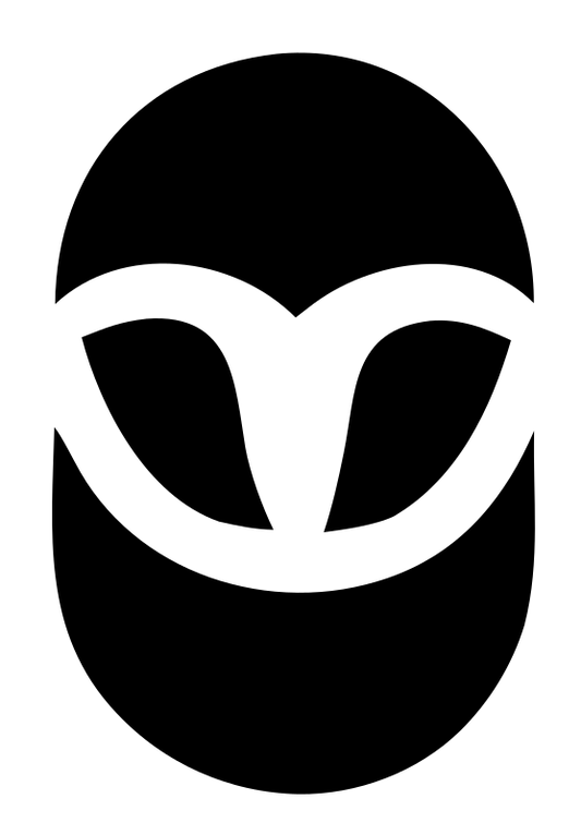 Pictogram Owl Face Badge
