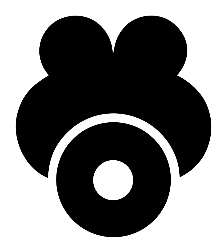 Pictogram Paw Print Badge