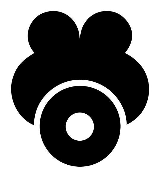 Pictogram Paw Print Badge