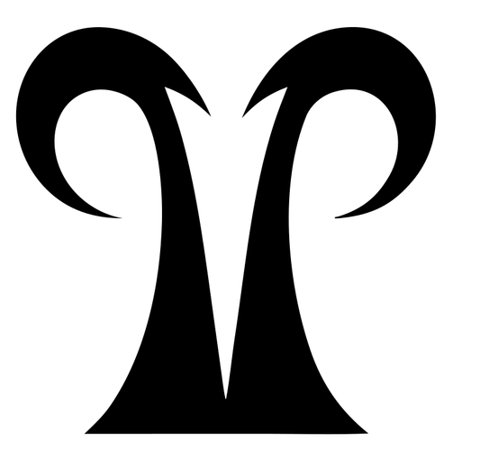 Pictogram Ram Horn Icon