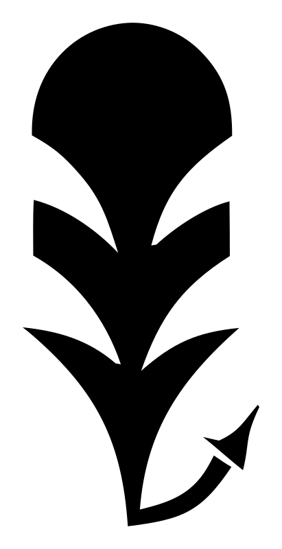 Pictogram Scorpion Flower Crest