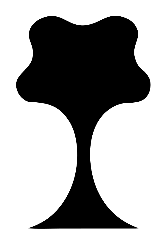 Pictogram Tree Silhouette Logo