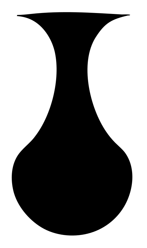 Pictogram Vase Silhouette Logo