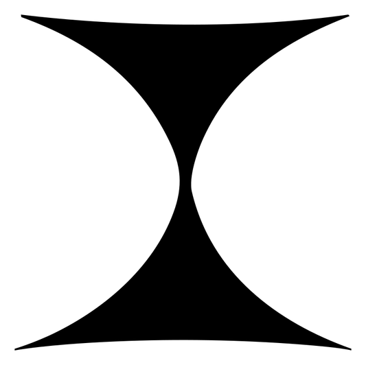 Pinched Hourglass Gemini Icon