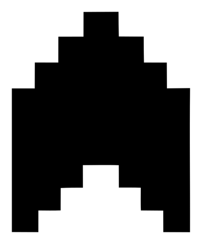 Pixel Crown Retro Badge