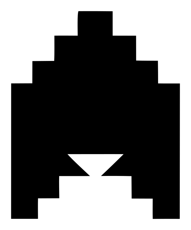 Pixel Crown Stepped Emblem