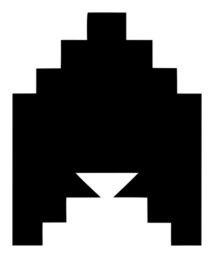 Pixel Crown Stepped Emblem
