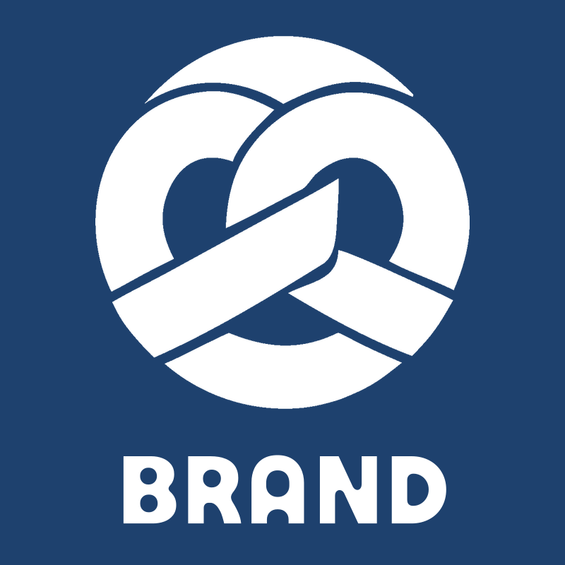 Pretzel Disc Negative Space Icon preview