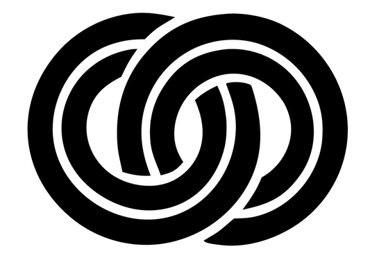 Pretzel Ring Interlock Badge