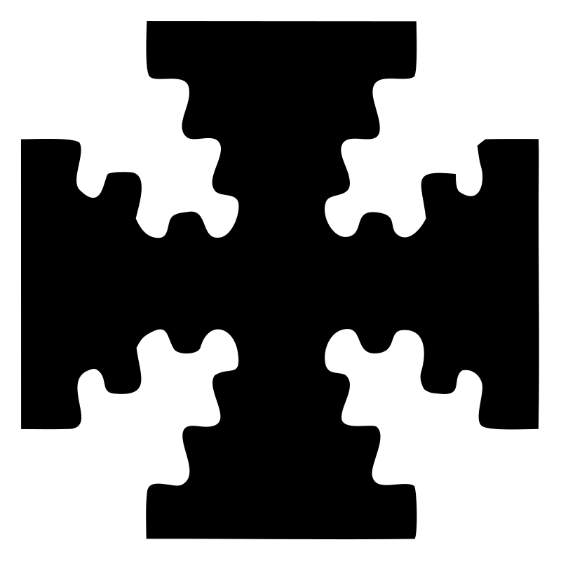Puzzle Piece Cross Mark