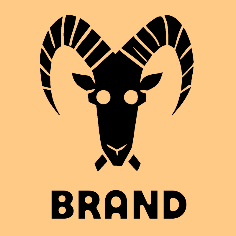 Ram Face Front-View Badge preview