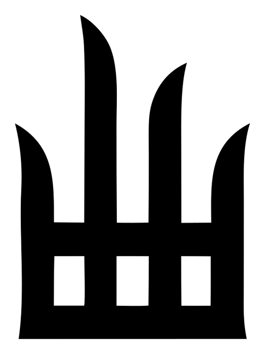 Rising Piano Keys Crest