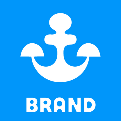 Rounded Anchor Minimal Logo preview