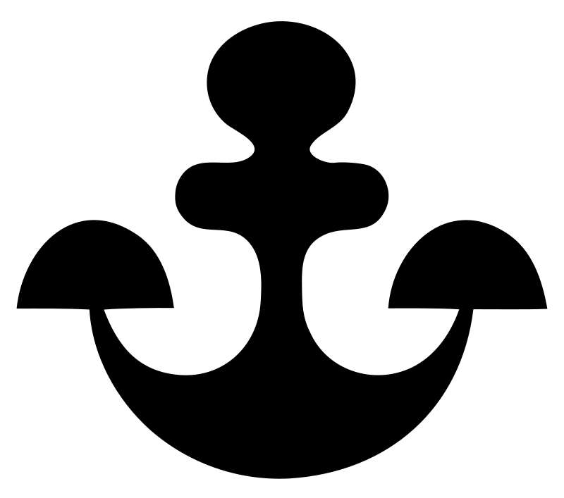 Rounded Anchor Minimal Logo