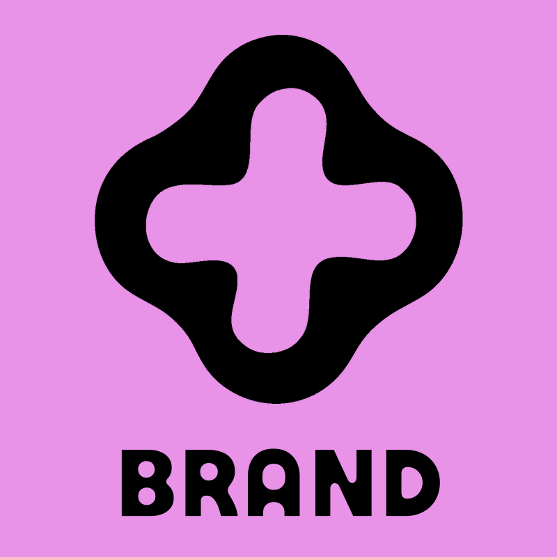 Rounded Plus Blob Mark preview