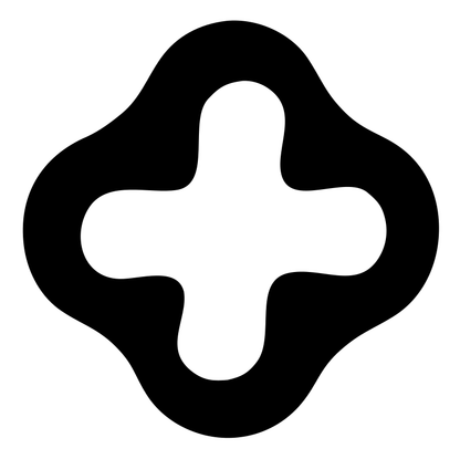 Rounded Plus Blob Mark