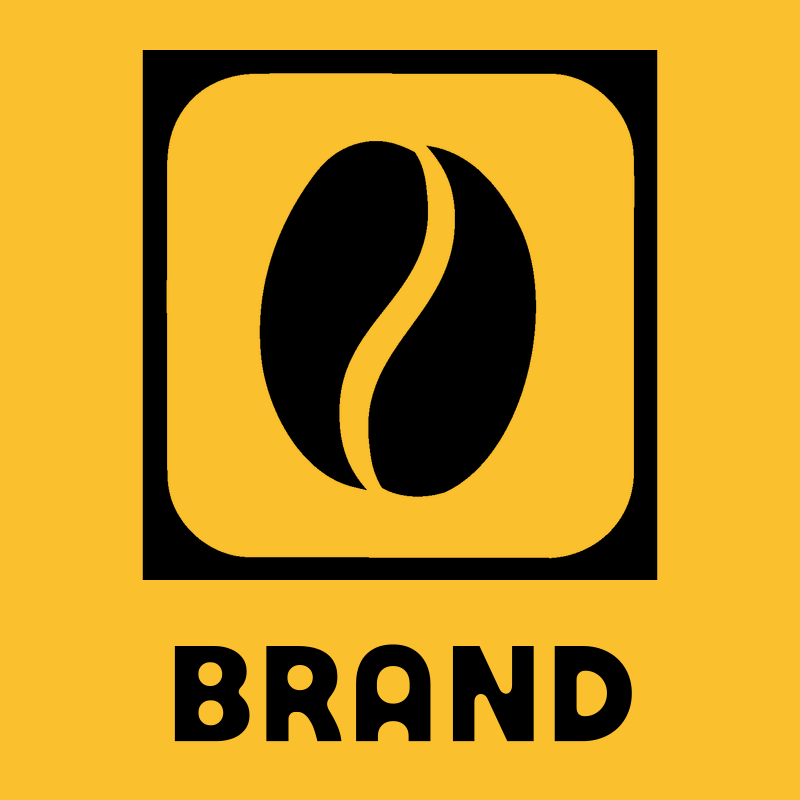 Rounded Square Coffee Bean Icon preview